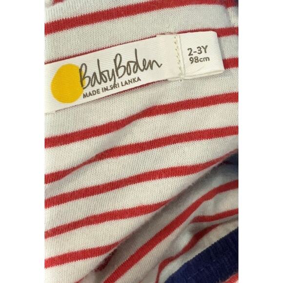 Baby Boden Corduroy Star Knee Patch Overalls Size 2-3 - Picture 3 of 3